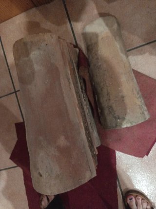 Tejas de barro