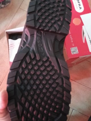 Zapatos de trabajo COFRA Talla 44 Negro sinpuntera