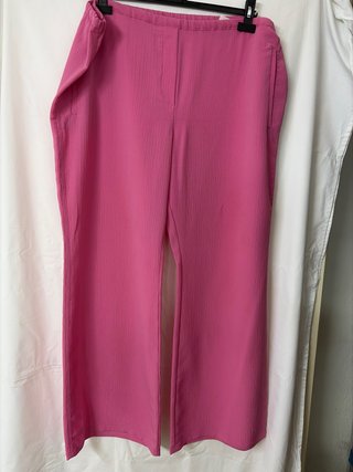 Pantalones sueltos rosas