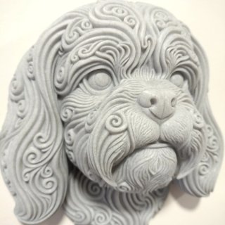 Arte de pared Shih Tzu 3D