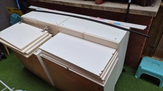 SE REGALAN: 4 Muebles Altos Cocina 80x80