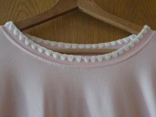 Camiseta rosa con estampado de cerezas Talla 3XL