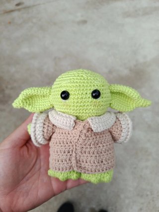 Muñeco Baby Yoda Crochet amigurumi