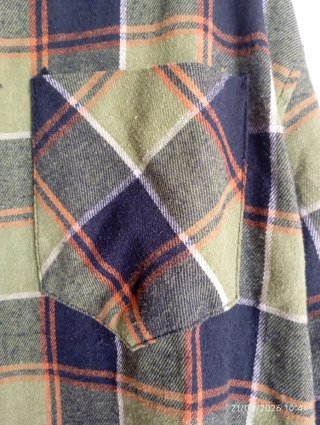 Camisa de franela a cuadros