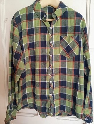 Camisa de franela a cuadros