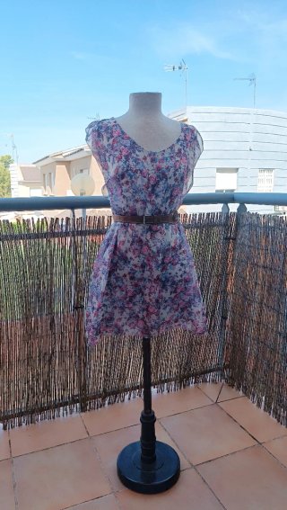 Vestido Verano Flores Talla Única