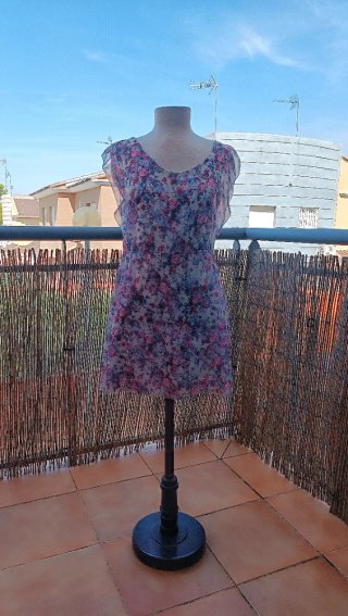 Vestido Verano Flores Talla Única
