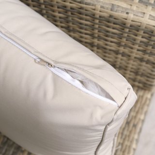 Set da Giardino 6 Pezzi in Rattan con Divani, Polt