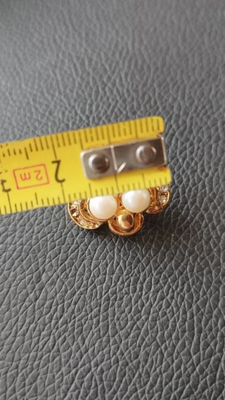 Conjunto bisutería vintage perlas y strass