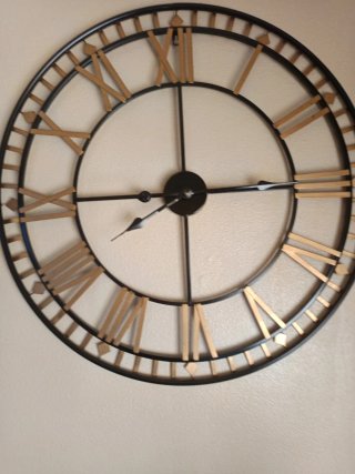 Reloj de Pared Grande Metal