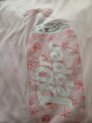 Camiseta rosa Dr. Pepper manga corta 4XL. NUEVA