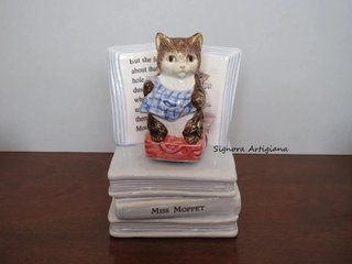 Carillon Beatrix Potter Miss Moppet Gattino 12cm