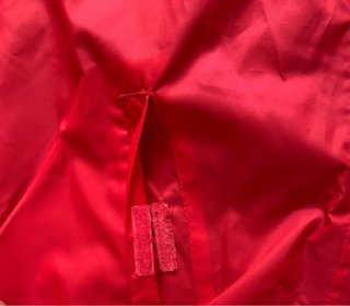Chubasquero rojo talla 12 años