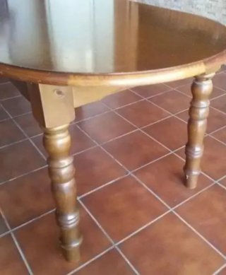 Mesa comedor madera maciza provenzal
