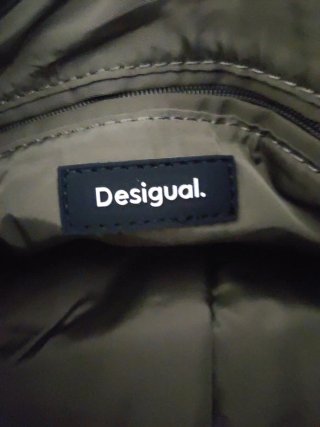 Mochila Desigual verde y azul