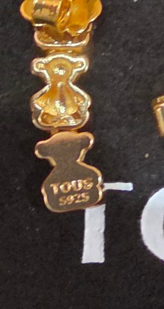 Pendientes Oso Tous Oro