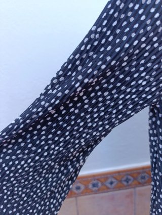 Vestido estampado lunares