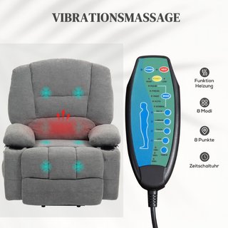 Sillón de relax eléctrico con ayuda para levantars