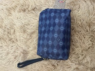 Bolso Miss Lily azul estampado