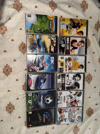 Lote 12 Giochi PSP: FIFA, NBA, Gran Turismo