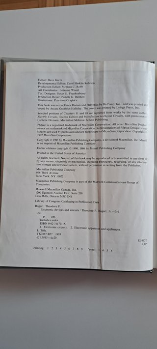 Electronic Devices and Circuits. Third Edition.