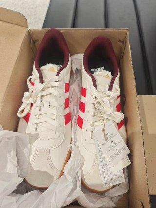 Zapatillas Adidas VL Court 3.0 Blancas Rojas