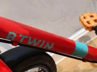 Bicicleta Infantil Roja BTWIN de 14 pulgadas