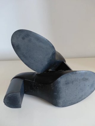 Zapatos estilo retro negros