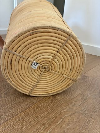 Cesto alto de mimbre/rattan natural- IKEA