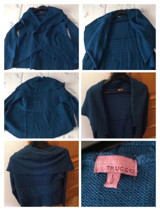 Jersey T/ L Azul Marino. Marca TRUCCO.
