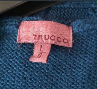 Jersey T/ L Azul Marino. Marca TRUCCO.