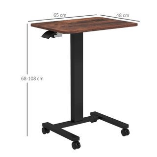 Stehpult Stehtisch, Laptoptisch, höhenverstellbar,