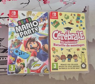 Super Mario Party y Big Brain Academy para switch