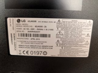TV LG 42 Smart TV Full HD 3D 42LA690S