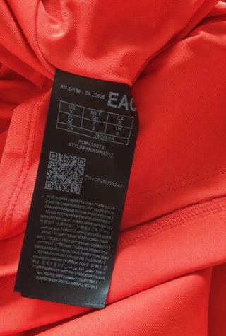 Vestido Marciano Los Angeles rojo midi ajustado