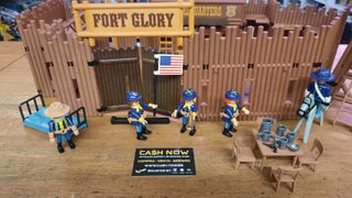 PLAYMOBIL 3806 ANTIGUO FUERTE WESTERN FORT GLORY