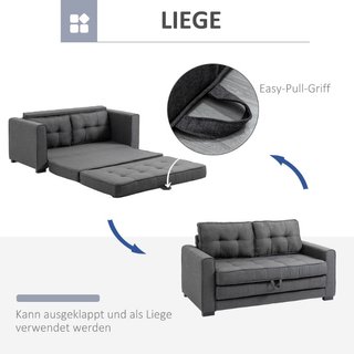 Sofá cama sofá plegable de 2 plazas sofá de tela s
