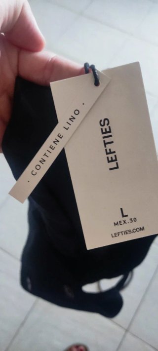 Colete preto botões cinto tamanho L