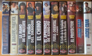 Lote 11 Películas VHS Jackie Chan