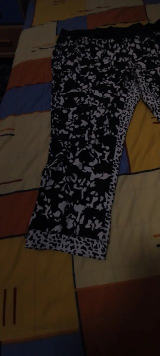 Leggings 3/4 Blanco y Negro