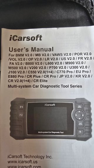 iCarsoft MB V2.0 Diagnóstico Profesional Mercedes