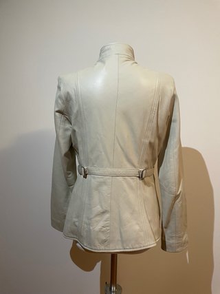 Chaqueta de piel beige Talla L