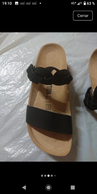 Sandalias Bayton Negras Talla 37
