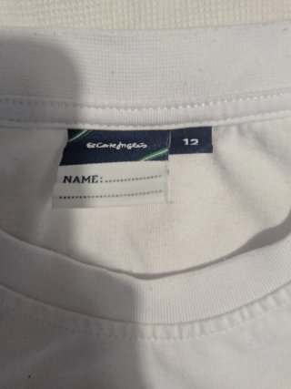 Camisetas Colegio Alarcón T 12 y T 18