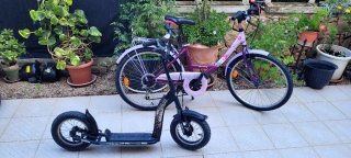 2 Bicicletas Infantiles de 24 pulgadas y un patiin