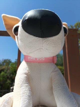 Peluche perro blanco