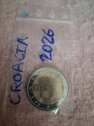 Moneda Croacia 2026 RADIO Y TELEVISION