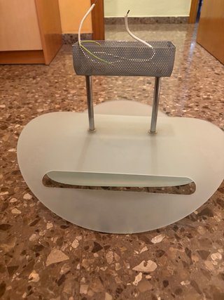 2 Lámparas Techo Modernas Blancas