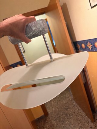 2 Lámparas Techo Modernas Blancas