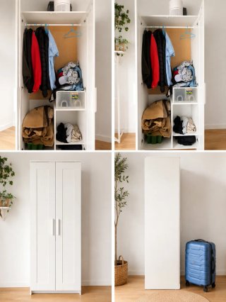 Armario IKEA BRIMNES 2 puertas Blanco